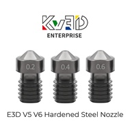 [Local Stock] Hardened Steel Nozzle (1pcs) | E3D | MK8 | 3D Printer | 3D Printing