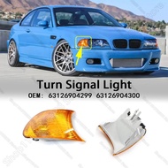 Front Corner Turn Signal Light Lamp (Without Bulb) For 1996-2006 E46 BMW 323Ci 325Ci 328Ci 330Ci M3 