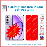 Toughened flexible phone screen protector for OPPO A80