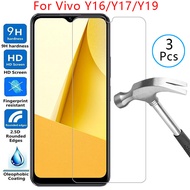 Case for vivo y16 y17 y19 cover tempered glass on vivoy16 vivoy17 vivoy19 y 16 17 19 16y 17y 19y protective phone case bag 360