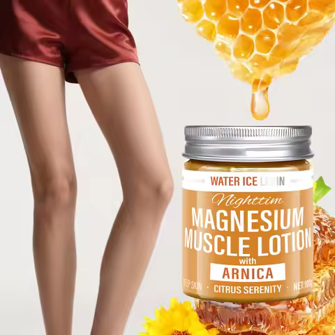 Magnesium Muscle Lotion with Arnica & Citrus for Deep Skin Soothing - Lightweight & Fast-Absorbing F