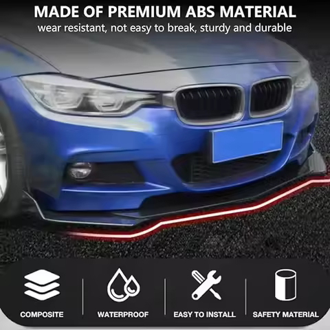 5Pcs Car Front Bumper Separator Bumper Lip Body Kit Duck Lip Separator For Ferrari 488 F8 296 812 SF