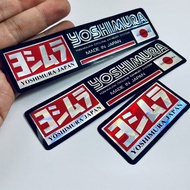 สติ๊กเกอร์ Yoshimura JDM Racing Japan Logo ธงญี่ปุ่น สติกเกอร์ ฟอยล์ 3D ปั๊มนูน 3ชิ้น แต่งรถ รถมอเตอร์ไซค์ ติดรถ รถซิ่ง รถแข่ง Motorcycle Honda Yamaha Suzuki Kawasaki Ducati