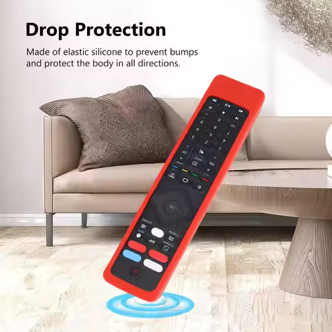 For PHILIPS RF-402A NH800UP Silicone TV Remote Case for Smart TV Remote Control Protection Cover Dro