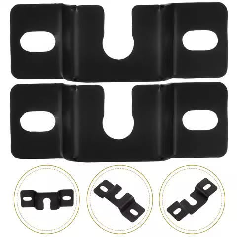 Wall Mount Bracket for Sound Bar Speakers Pair Black Lightweight Sturdy Under Shelf Mounts Brackets 