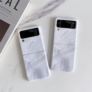9387韓風簡約純色三星SAMSUNG Galaxy Z Flip3 Flip4 電話手機殼