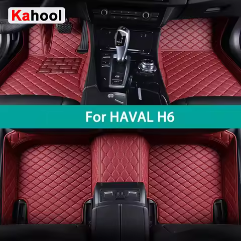 Car Mats HAVAL H6 KAHOOL Custom Car Floor Mats For HAVAL H6 Auto Carpets Foot Coche Accessorie