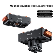 UURIG VRIG Magnetic Quick Release Adapter Base for Insta360 Ace/Ace Pro Action Insta360 ONE X2 Gopro Camera Tripod Adapter Mount Plate
