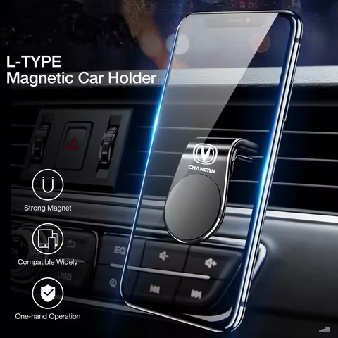 Air Vent Car Phone Mount Strong Magnet Aviation Alloy Holder For Changan CS75 Plus CS55 Plus UNI-K U