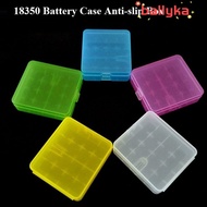 BALLYKA 18650 Battery Box, Plastic 4 AA AA Battery ,  Coloful Anti-slip Battery Box 18350 Battery Ho