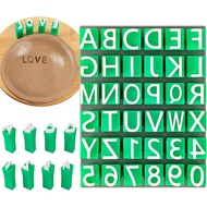 Abjad untuk Tanah Liat, Huruf untuk Tanah Liat Polimer, Abjad Besar Mini dan Nombor untuk Tanah Liat