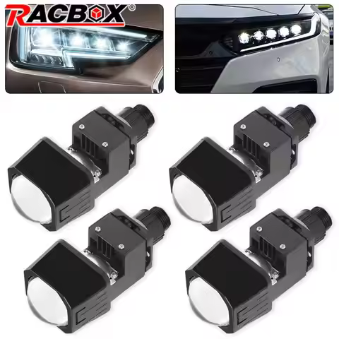 1.5 Inch Matrix Bi Led Projector Lens for 12V Car Motorcycle H4 H7 9005 9006 Headlight Projector Len