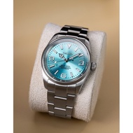 Seiko Mods Tiffany Explorer | Datejust Watch 36mm Blue | Premium Custom Automatic NH38