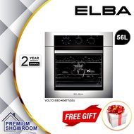 (Peniaga yang dibenarkan) ELBA built-in oven 67L/56L vol dulang dengan 7 fungsi (keluli tahan karat)