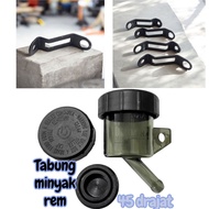 Brake fluid reservoir 45 degreeSMOKE can be front and rear and brake fluid reservoir bracket