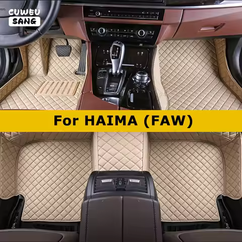 CUWEUSANG Custom Car Floor Mats For HAIMA 3 7 M3 M5 S5 S7 M6 M8 F5 F7 8S 6P Auto Carpets Foot Coche 