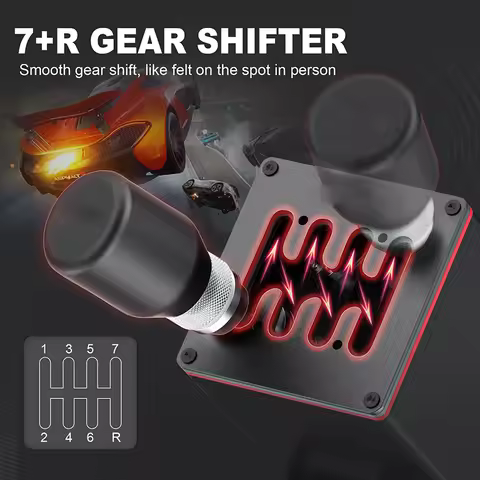 PC USB Simulator Shifter Racing Games H Sequential Shifter for Logitech Series Thrustmaster T300RS/G