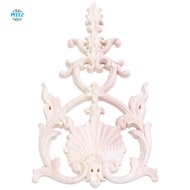 1X Rubber Wood Carved Applique Vintage Furniture