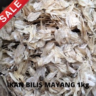 Ikan Bilis Mayang Bilis Keropok 1kg Rangup Nipis Segar Gred A