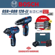 BOSCH 12V Drill Combo GSB 120-LI + GDR 120-LI Cordless Impact Drill Driver GSB120 GDR120