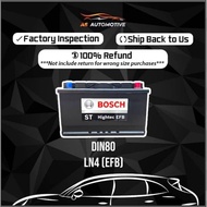 LN4 (EFB) DIN80  Battery BOSCH Car Battery - BMW F22, X1 E84 VOLVO V40, MERCEDES