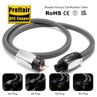 preffair CRYO -196 Audiophile power cable OCC Copper AC Schuko US/EU version Power cable
