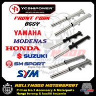 YOSHIPOWER FRONT FORK ASSY LC135 Y15 EGO SRL Y125 RXZ EX5 WAVE ALPHA DASH KRISS MR3 SM SPORT RG RC80