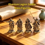 Brass Phantom Army Ornaments Desktop War Chess Soldier Model Creative Crafts Collectible