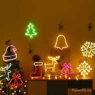 Ins New Style Christmas Neon Light LED Light Modeling Light Bedroom Decoration Night Light