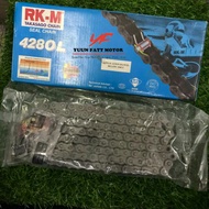 RKM O-RING CHAIN 428OL X 122L (BLACK) HEAVY DUTY