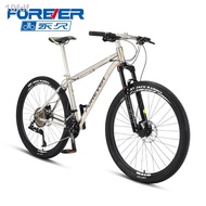 ﹉Permanent brand mountain bike men s off-road titanium alloy ultra-light ultra-fast racing 27.5 inch large tire adult bi