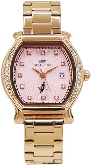 นาฬิกาข้อมือผู้หญิง PARIS Polo Club รุ่น PPC-230306 ขนาดตัวเรือน 30 มม.ตัวเรือน สาย Stainless steel