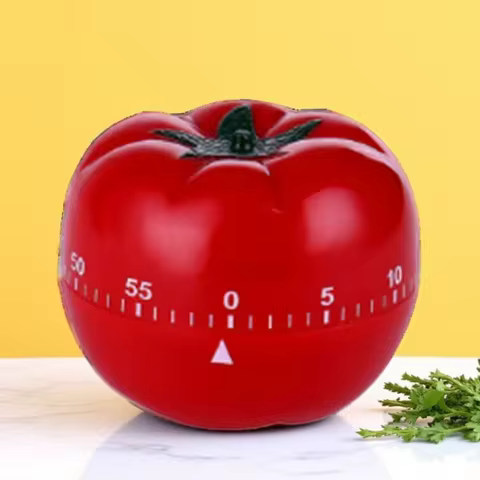 1 PC Tomato Timer Mechanical Countdown Electronic Kitchen Timer Alarm Kitchen Cooking Tool Clock Pom