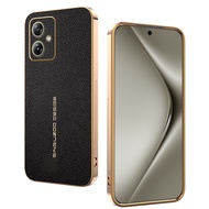 For Motorola Moto G54, G64 5G, G54 Power, electroplated lychee patterned phone case, high-quality le