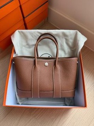 Hermes mini Garden Party gold tc W