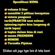 "Bima" Spinner Mesin Peniris Minyak Makanan Gorengan Keripik Krispi Bawang(Alat Saringan Minyak)