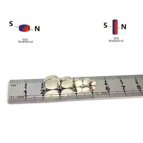 50PCS/LOT magnet Magnetic 6x2 6x2.5 2x1 4x2 4x3 5x2 5x3 8x2 10x3 6x3 mm encoder AS5600 AS5040 AS5045