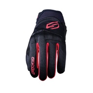 FIVE Advanced Gloves - Globe EVO Black Red - ถุงมือขี่รถมอเตอร์ไซค์
