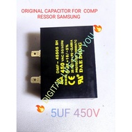 ORIGINAL CAPACITOR FOR COMPRESSOR SAMSUNG 5uF 450v
