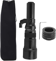 500mm F6.3 Telephoto Lens, 4 Elements in 4 Groups, Alloy Shell with T2 RF Converter - Enhanced Optic