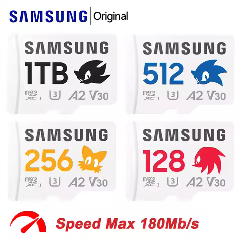 SAMSUNG EVO PRO Plus micro sd card 128gb 256gb 512gb 1tb Sd Memory Carder 4K U3 V30 A2 High-speed Ga