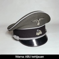 Promo / Terlaris Topi Visor Waffen SS kostum Jerman WW2 costum army militer cosplay