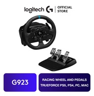 Logitech G923 Racing Wheel and Pedals TRUEFORCE สำหรับ PS5 PS4 PC