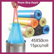 Rubbish Bag With Rope / Garbage Bag / Disposable Garbage Trash / Plastik Sampah / Plastik Tong Sampa