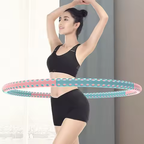 8 Section Sport Hoop Abdomen Circle Exercise Home Bodybuilding Lose Weight Yoga Hoop Exercise Crossf
