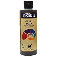 Jo Sonja Quality Acrylic Paint - Black GESSO 250ml