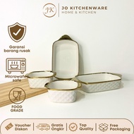 Unique Premium Ceramic Diamond List Gold Ear Faceted Bowl Hotelware Restaurant Multipurpose JJ531 JJ