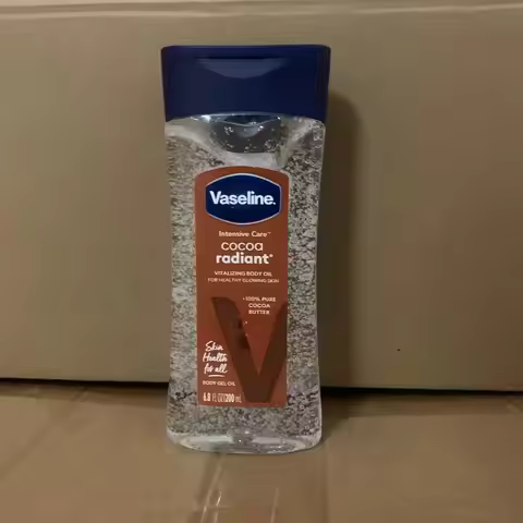 Vaseline Cocoa Body Luminous Oil 200ml Long-lasting Moisturizing Skin Care Oil Body Brightening Anti
