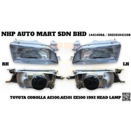 TOYOTA COROLLA AE100 / EE100 / EE101 / AE101 1996 YEAR FRONT HEAD LAMP / FRONT HEAD LIGHT / DEPAN LA
