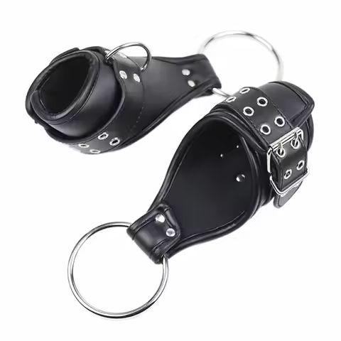 Bondage Restraints Set Toys For Couple Adult Games Cosplay Accessories Women Leather Handcuffs Wrist
